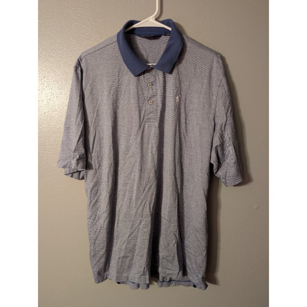 Polo Golf Ralph Lauren Men’s Polo Shirt XL Blue Striped Short Sleeve Pima Cotton - Picture 2 of 9